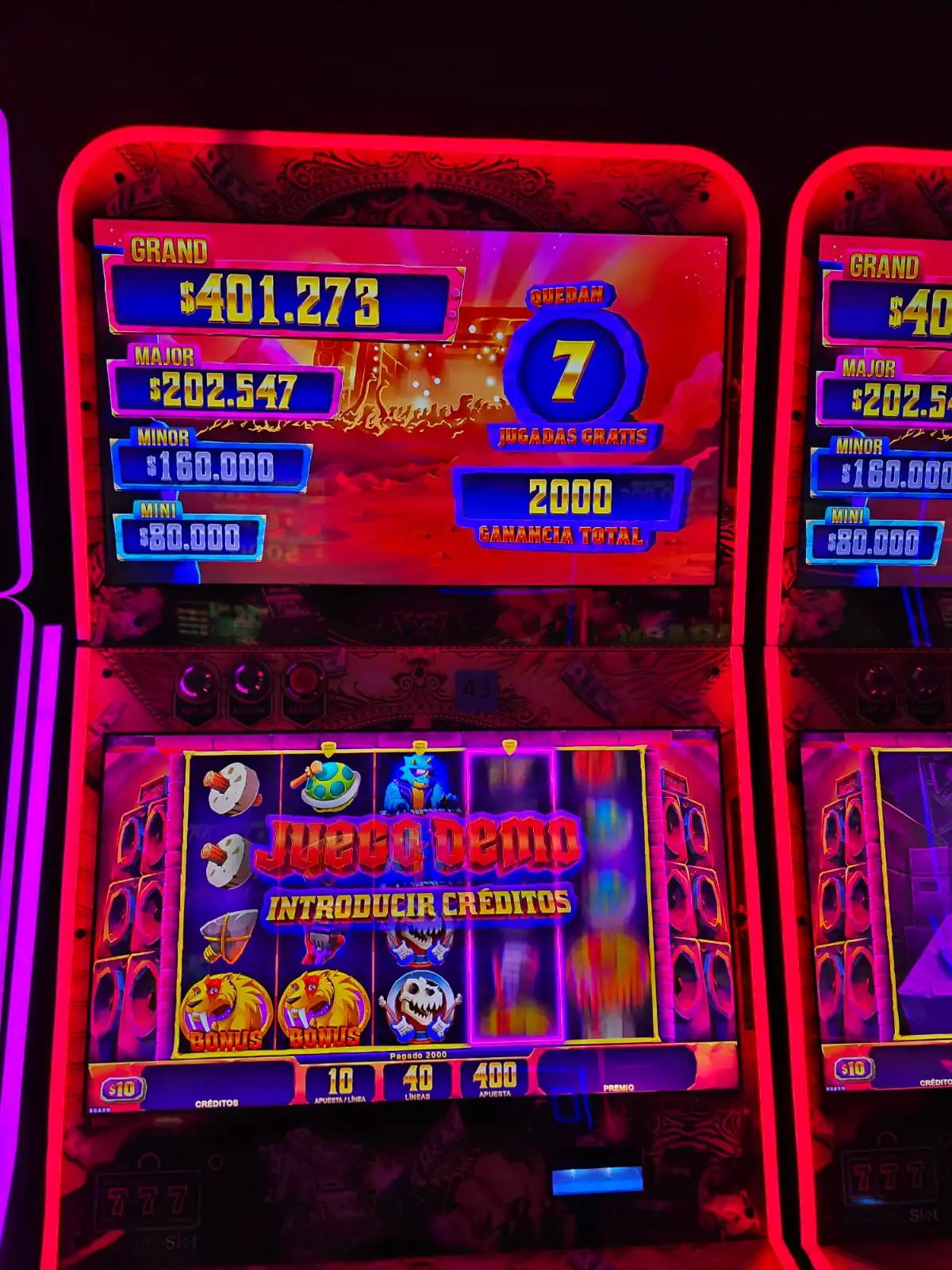 Máquinas Tragamonedas | Juegos Indahtec | 1Máquinas Dyno Rock