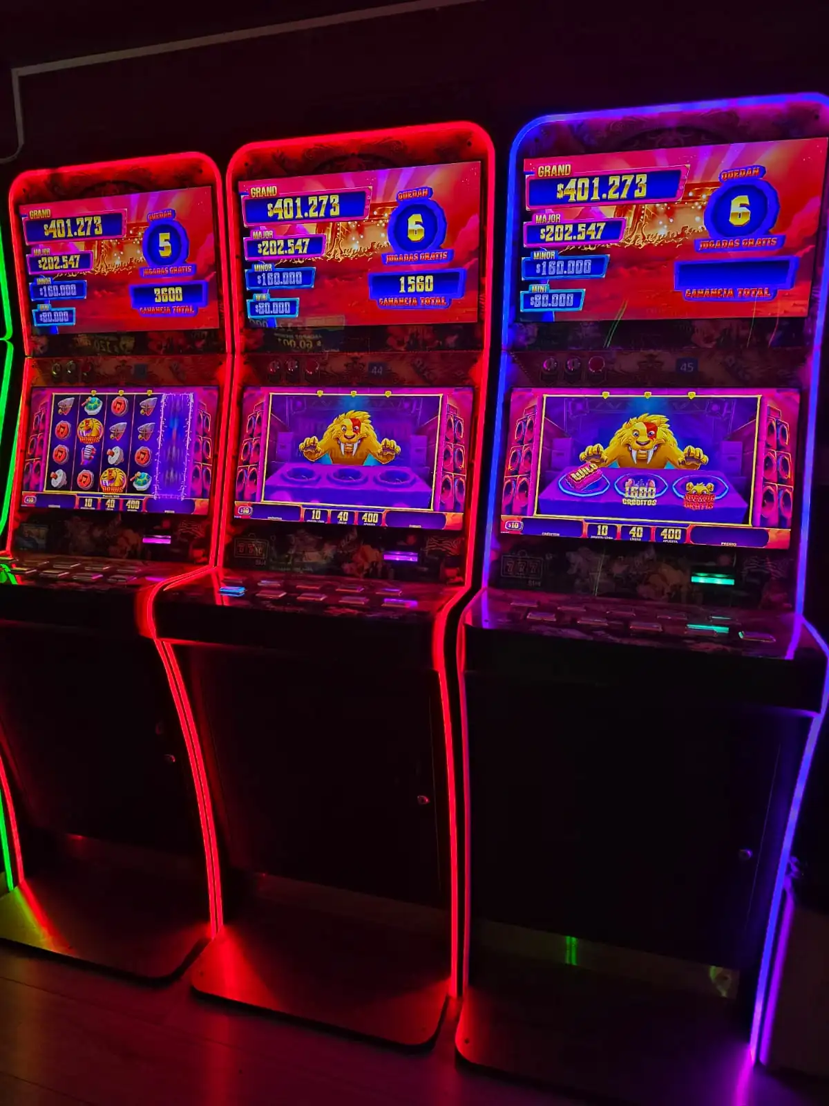 Máquinas Tragamonedas | Juegos Indahtec | Máquinas Dyno Rock